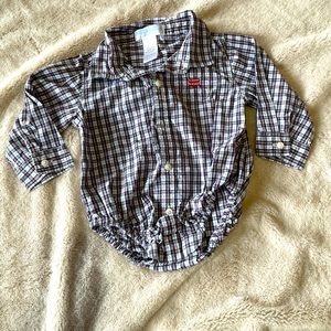 Janie & Jack plaid shirt